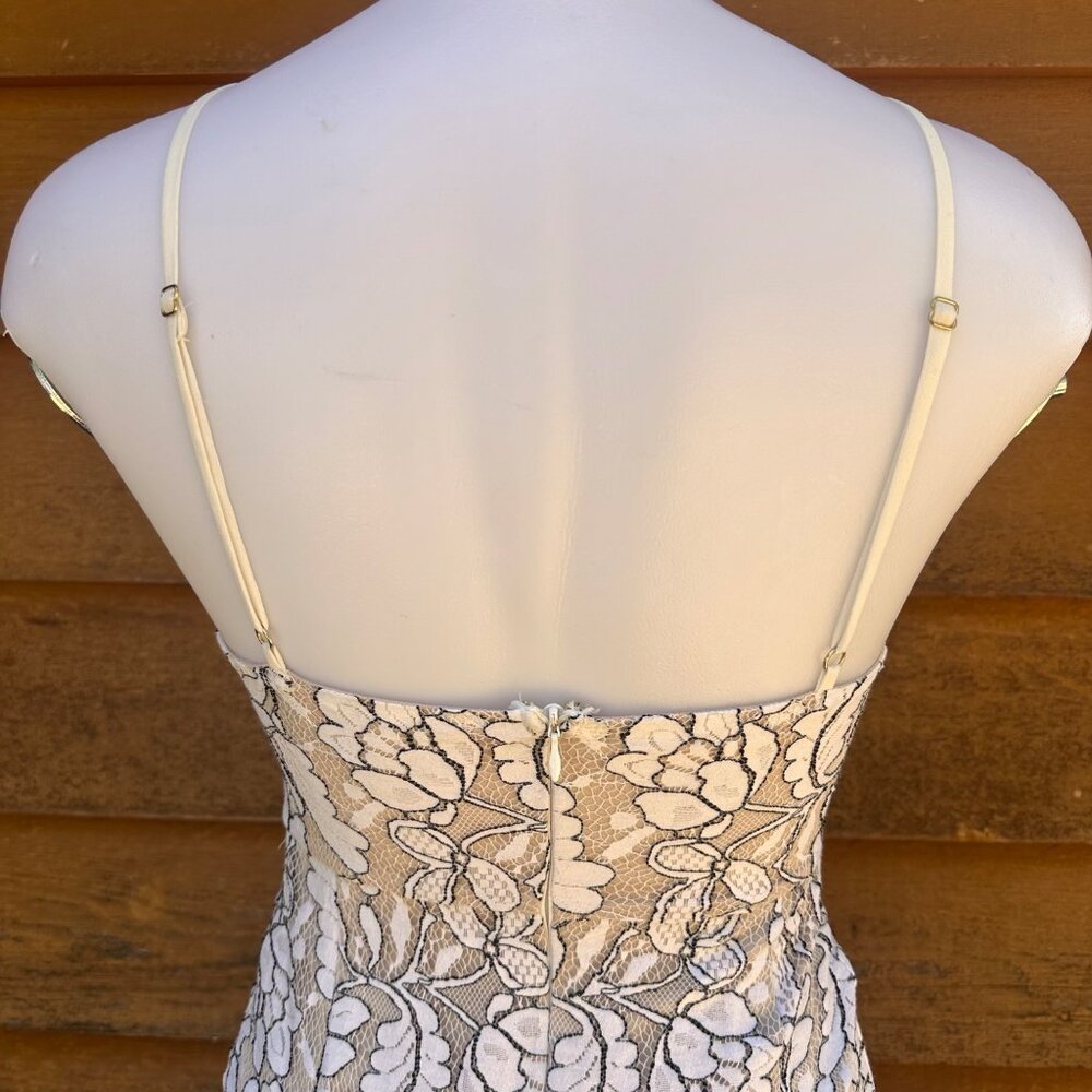 Lulus White Lace Floral Embroidered Mini Dress With Adjustable Spaghetti Straps - Picture 7 of 9
